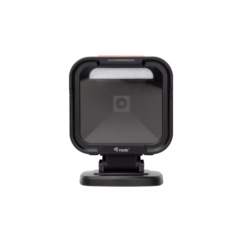 Lector de códigos de barras de sobremesa Equip USB 2D omnidireccional 1MP, lector de códigos de barras fijo