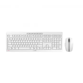 CHERRY Stream Desktop Teclado ratón incluido Oficina RF Wireless QWERTY US English Gris