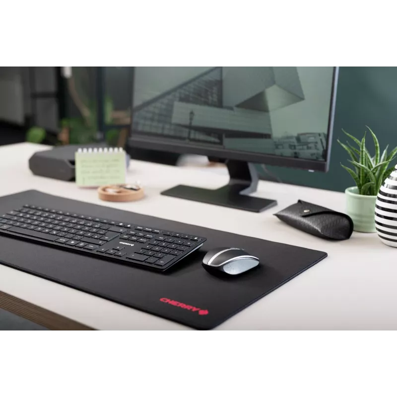 CHERRY KW 9100 delgado Teclado Universal RF Wireless + Bluetooth Negro