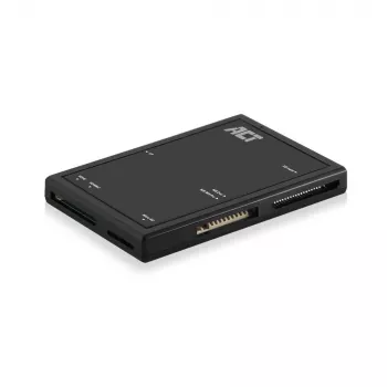 Lector de tarjetas ACT USB 3.0 AC6370 CF MMC MS Duo MicroSD SDHC negro