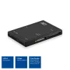 Lector de tarjetas ACT USB 3.0 AC6370 CF MMC MS Duo MicroSD SDHC negro