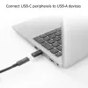 Adaptador de conector macho USB-A a conector hembra USB-C ACT AC7376 negro