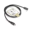 Cable ACT USB 3.0 10Gbps 60W de USB Type-C (recto) a USB Type-C (acodado izquierda/derecha), 0,5 metros
