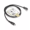 Cable ACT USB 3.0 10Gbps 60W de USB Type-C (recto) a USB Type-C (acodado arriba/abajo), 1 metro