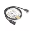 Cable ACT USB 3.0 10Gbps 60W de USB Type-C (acodado arriba/abajo) a USB Type-C (acodado arriba/abajo), 0,5 metros