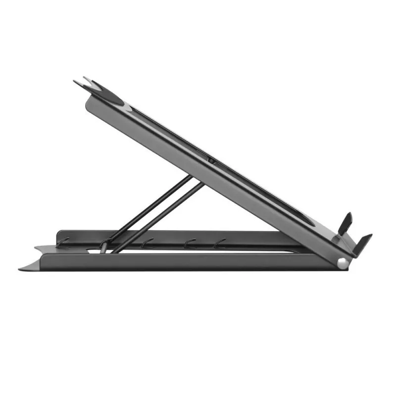 Soporte para portátil ACT AC8145 con 5 posiciones de altura ajustables negro