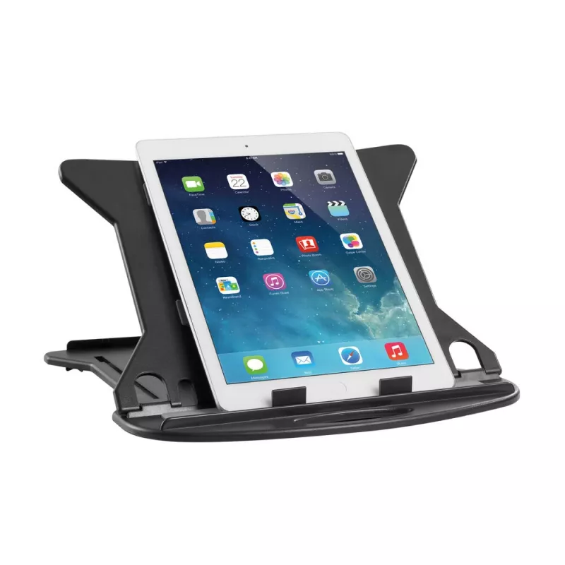 Soporte para portátil ACT AC8150 plegable con 7 alturas ajustables negro