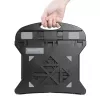 Soporte para portátil ACT AC8150 plegable con 7 alturas ajustables negro