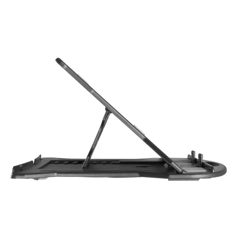Soporte para portátil ACT AC8150 plegable con 7 alturas ajustables negro