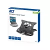 Soporte para portátil ACT AC8150 plegable con 7 alturas ajustables negro