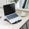Soporte para portátil ACT AC8150 plegable con 7 alturas ajustables negro