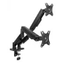 ACT Essentials AC8314 brazo para monitor, 35 pulgadas (88,9 cm), resorte de gas, 2 monitores