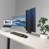 ACT Essentials AC8314 brazo para monitor, 35 pulgadas (88,9 cm), resorte de gas, 2 monitores