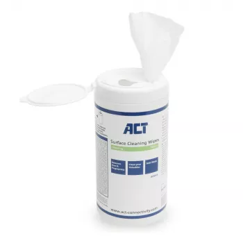 Toallitas de limpieza para equipos ACT AC9515 100 uds. para LCD LED Plasma