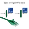 ACT Verde 2 metros LSZH U/UTP CAT6 Datacenter Slimline cable de red con conectores RJ45