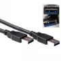 USB 3.0 A macho - USB A macho 5,00 m, ACT, SB0002