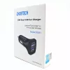 Fuente de alimentación CHOETECH C0051 dual USB-A 36W QC3.0, negro