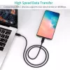 Cable USB Choetech CC0002 USB 2.0 1m USB-C negro