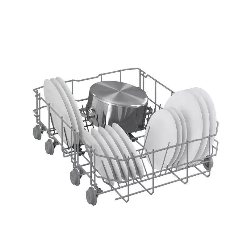Lavavajillas estrecho de libre instalación BEKO DVS05024W — 10 cubiertos, 45 cm, 49 dB, clase energética E