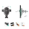 Soporte para móvil de coche CHOETECH T536-S con carga inalámbrica de 10W, montaje en salpicadero/parabrisas