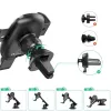 Soporte para móvil de coche CHOETECH T536-S con carga inalámbrica de 10W, montaje en salpicadero/parabrisas