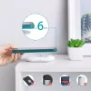 Base de carga inalámbrica CHOETECH T550-F-v2 15W blanca — cargador inalámbrico rápido de 15W compatible con Qi
