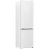 Frigorífico independiente BEKO RCSA300K40WN, 291 L total (204 L frigorífico, 87 L congelador), clase E, puerta reversible, LED, 181,3 cm, blanco
