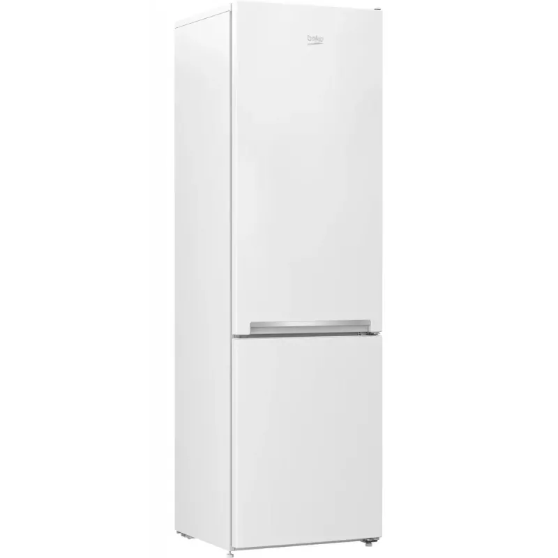 Frigorífico independiente BEKO RCSA300K40WN, 291 L total (204 L frigorífico, 87 L congelador), clase E, puerta reversible, LED, 181,3 cm, blanco