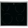 Placa cerámica Electrolux EHF6240XXK negra de empotrar 57,6 cm 4 zonas