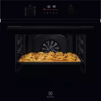 Cocina eléctrica Electrolux 600 SurroundCook EOFDP46BK 65 l de empotrar negra