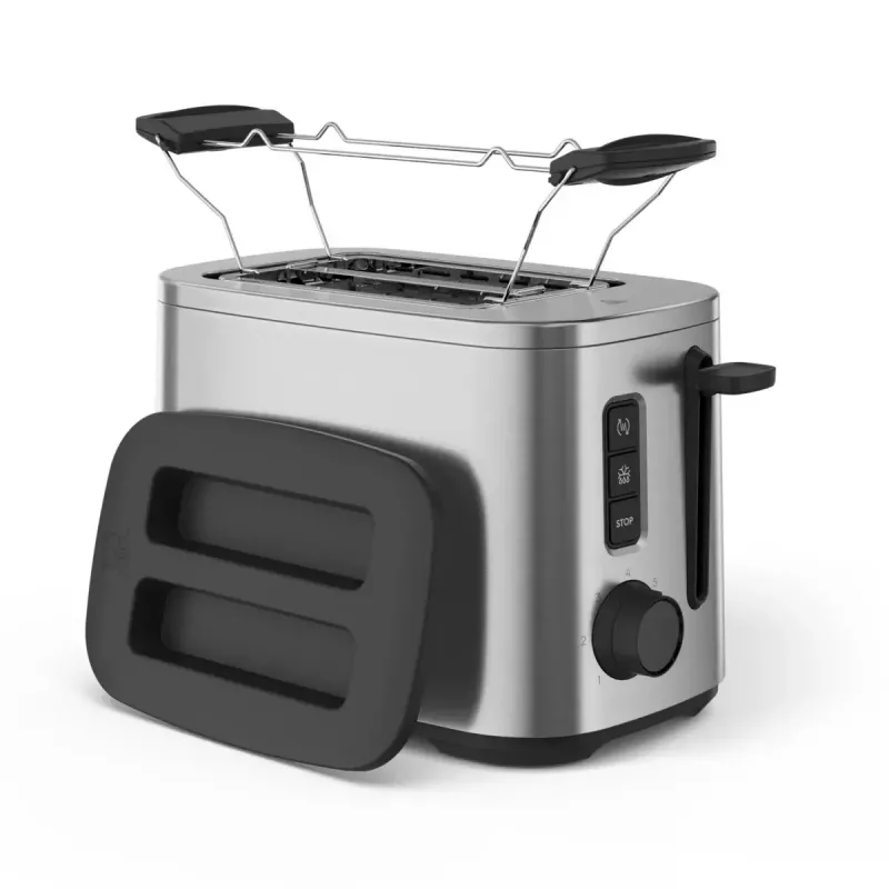 Tostadora Electrolux 910003704 E5T1-4ST 2 rebanadas 800 W acero inoxidable