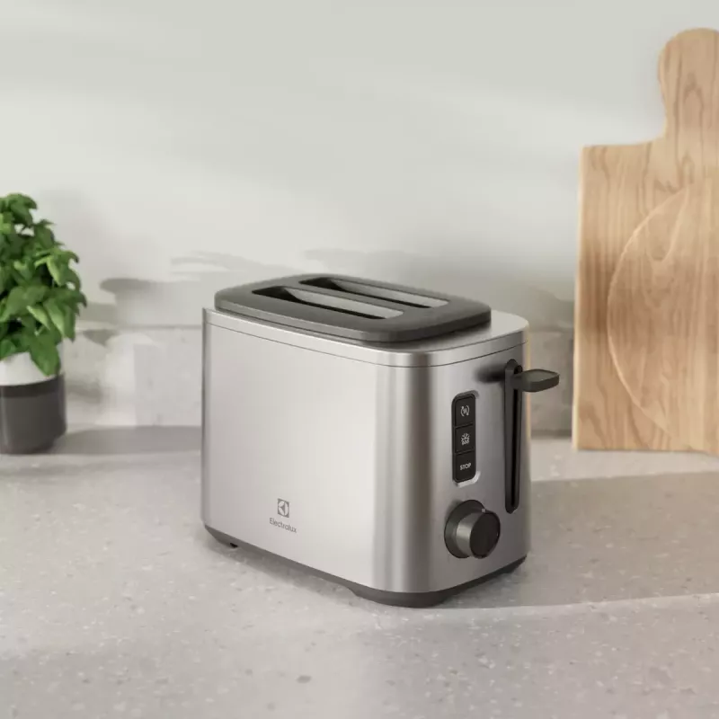 Tostadora Electrolux 910003704 E5T1-4ST 2 rebanadas 800 W acero inoxidable