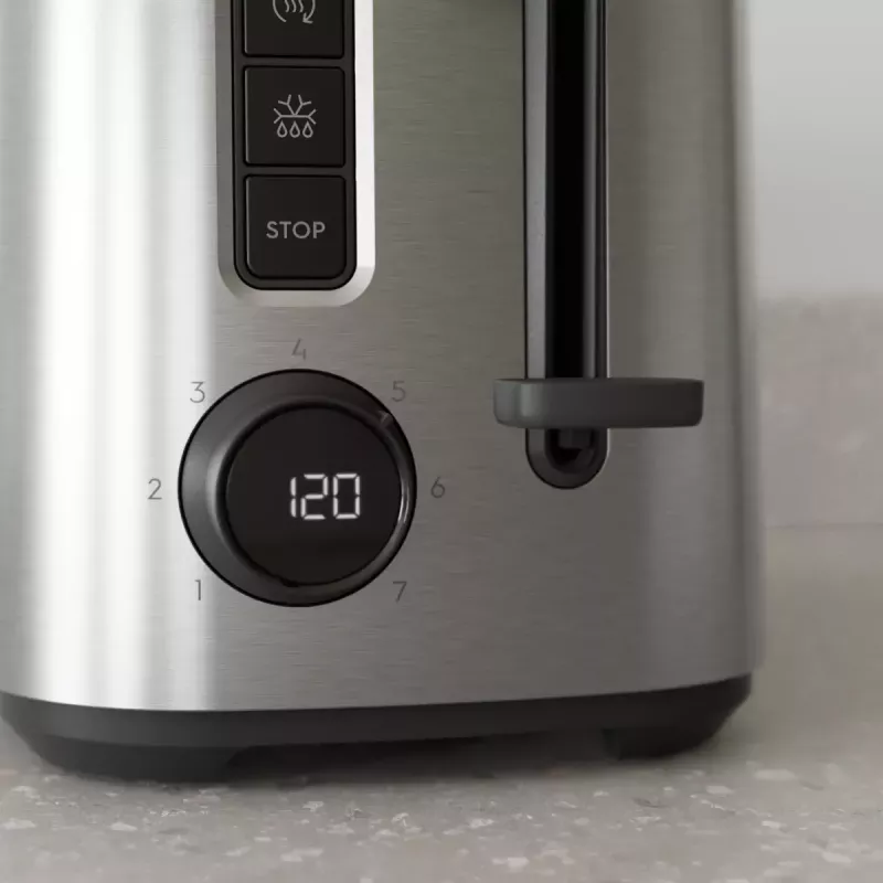 Tostadora Electrolux 910003704 E5T1-4ST 2 rebanadas 800 W acero inoxidable