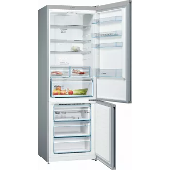 Frigorífico combi Bosch Serie 4 KGN49XLEA independiente 438 L Acero inoxidable