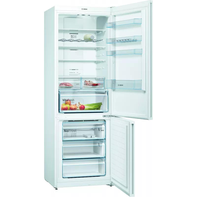 Frigorífico combi Bosch Serie 4 KGN49XWEA independiente 438 L Blanco