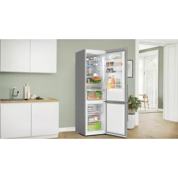 Frigorífico combi Bosch Serie 6 KGN39AIBT independiente 363 L Acero inoxidable