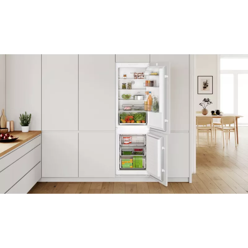 Frigorífico combi Bosch Serie 2 KIN86NSE0 integrable 260 L