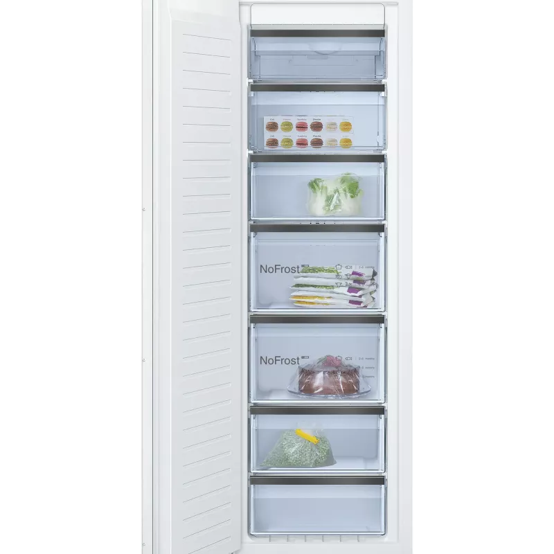 Congelador Bosch Serie 8 GIN81HNE0 congelador vertical integrable 212 L Blanco