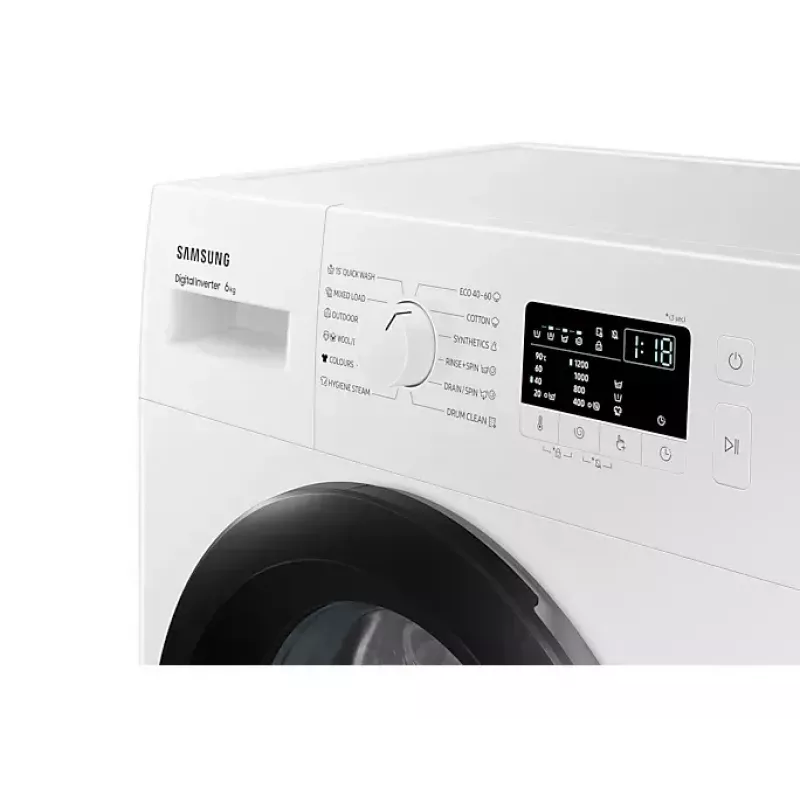Lavadora Samsung WW60A3120BE/LE carga frontal 6 kg 1200 rpm Blanco