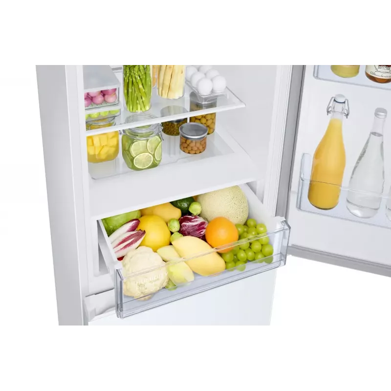 Frigorífico independiente Samsung RB34C670EWW/EF — 344 L de volumen total, frigorífico 230 L, congelador 114 L, No Frost, Blanco