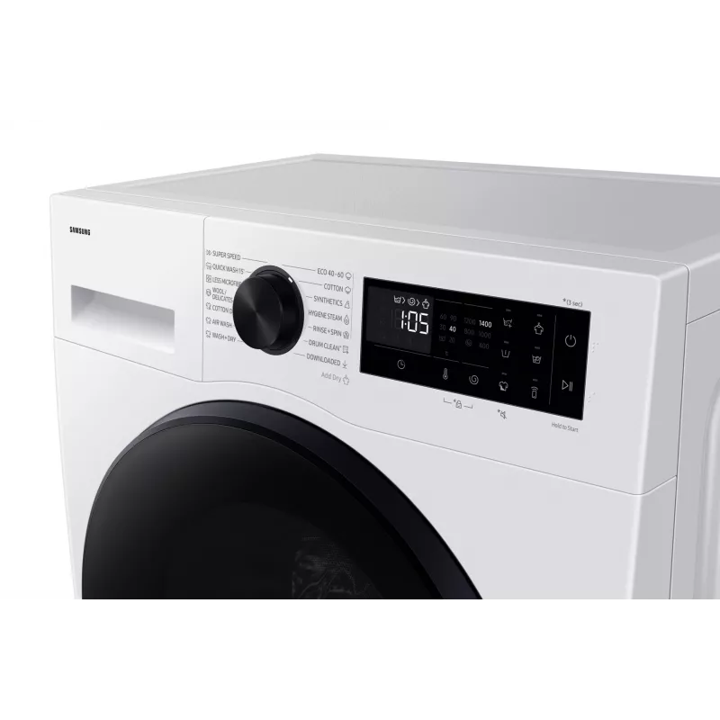 Lavadora secadora Samsung WD90DG5G34BELE carga frontal independiente Blanco