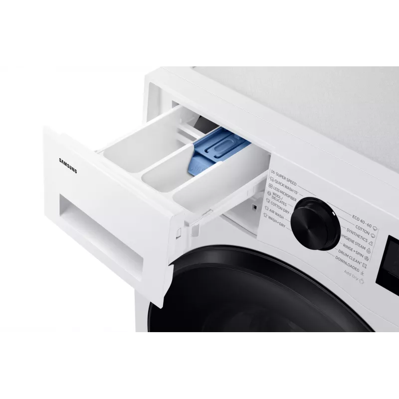 Lavadora secadora Samsung WD90DG5G34BELE carga frontal independiente Blanco