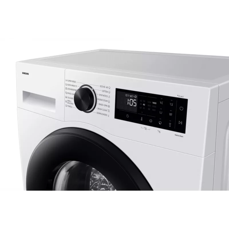 Lavadora Samsung WW90DG5G34AELE carga frontal 9 kg 1400 rpm Blanco