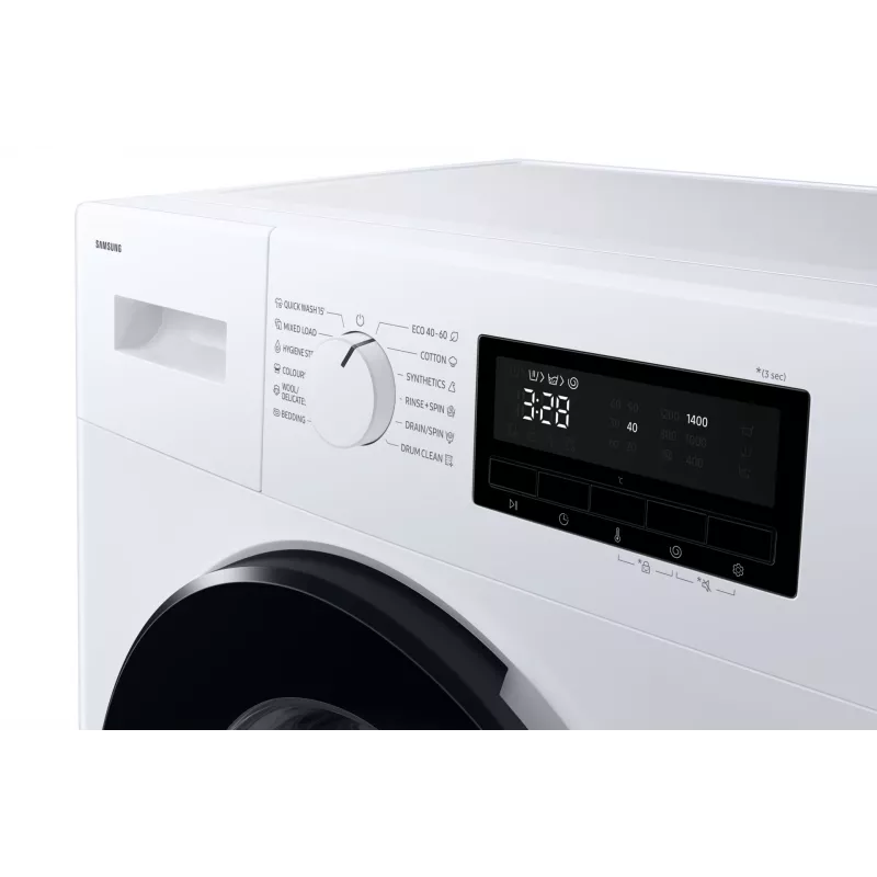 Lavadora Samsung WW70FG3M05AW carga frontal 7 kg 1400 rpm Blanco