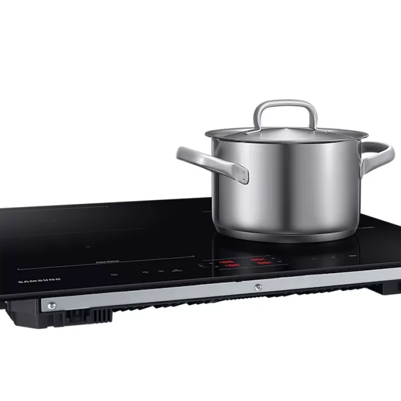 Samsung NZ64B5045FK/U2 placa de inducción encastrable, 4 zonas, control táctil, sin marco, Wi-Fi, 590×520×48 mm, negra