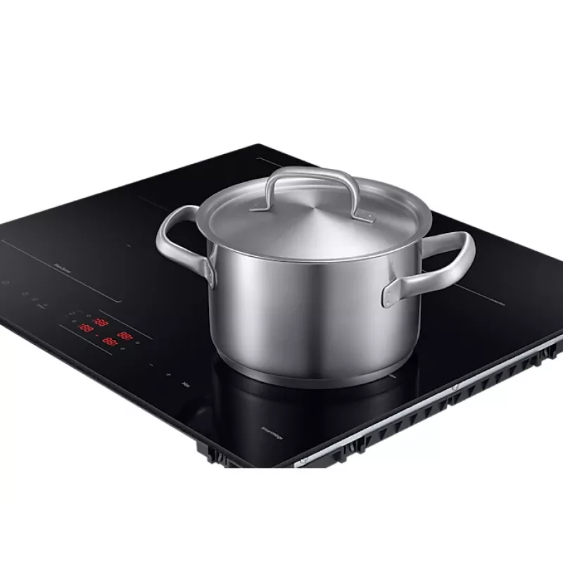 Samsung NZ64B5045FK/U2 placa de inducción encastrable, 4 zonas, control táctil, sin marco, Wi-Fi, 590×520×48 mm, negra