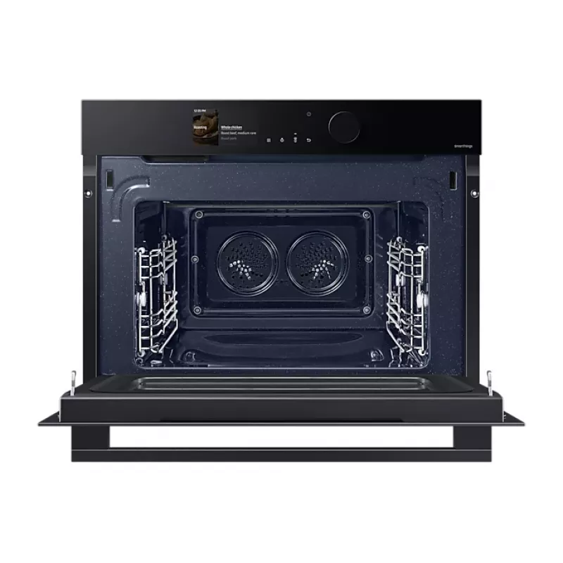 Samsung NQ5B6753CAK/U3 horno compacto encastrable con función de microondas, 50 l, limpieza al vapor, Wi-Fi, negro