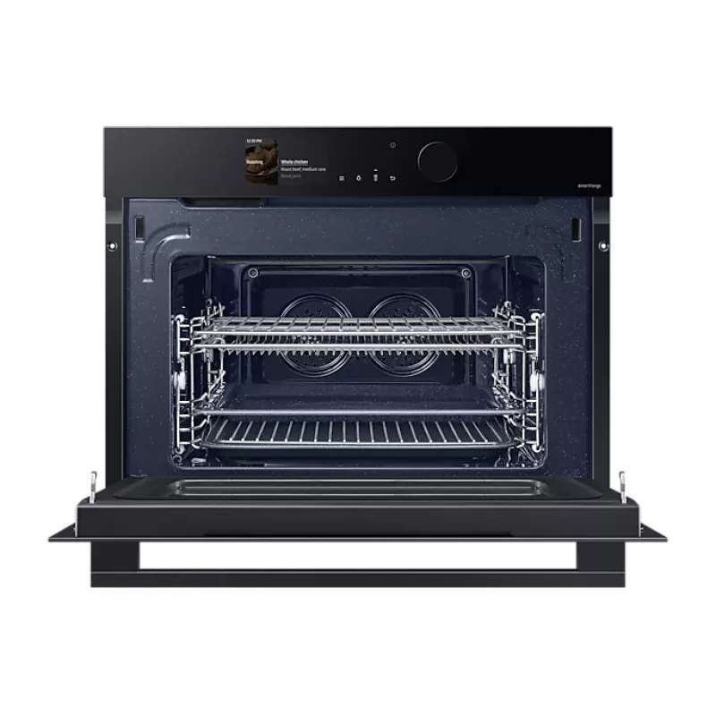 Samsung NQ5B6753CAK/U3 horno compacto encastrable con función de microondas, 50 l, limpieza al vapor, Wi-Fi, negro