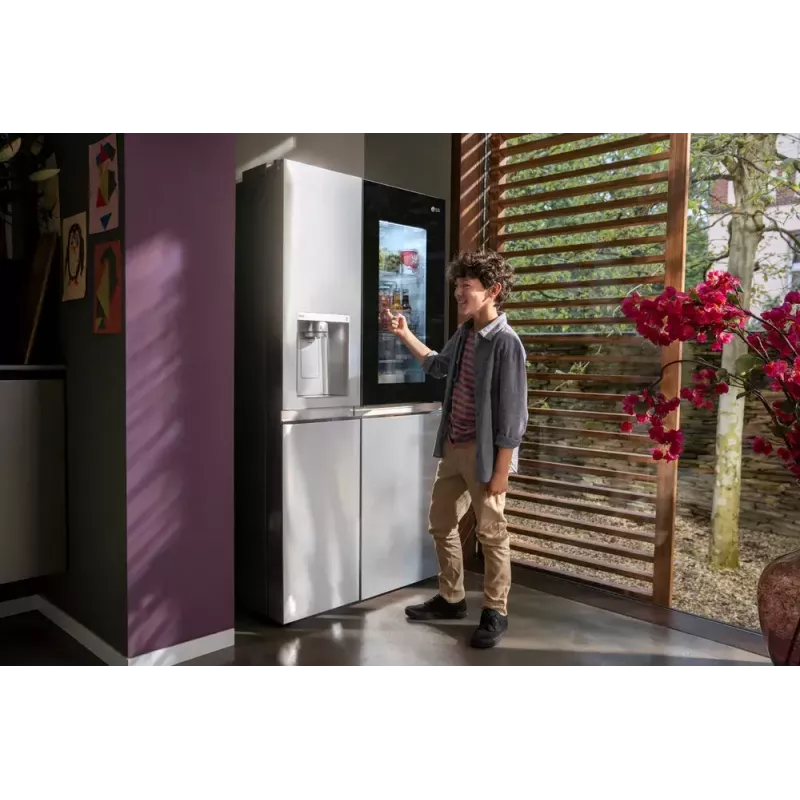 Frigorífico americano LG InstaView™ ThinQ™ GSXV90MCAE 635 L
