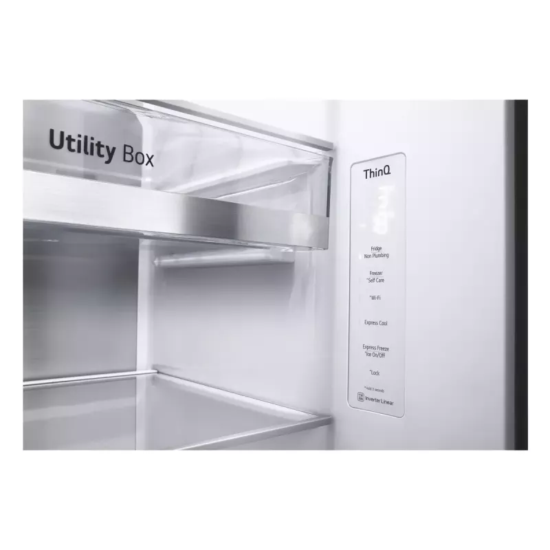LG InstaView ™ ThinQ™ GSXV91MCAE Frigorífico combi americano 635 L